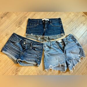 *Short BUNDLE* American Eagle & Abercrombie & Fitch Jean Shorts